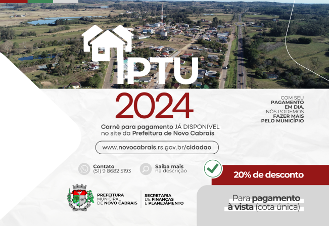 IPTU 2024: carnê já está disponível para pagamento 