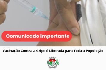 Secretaria de Saúde de Novo Cabrais Informa: Vacinação Contra a Gripe para Toda a População