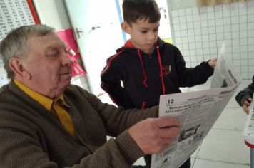 Estudantes aprendem sobre Jornalismo na EMEF São Roque