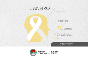 Janeiro Branco: Novo Cabrais prepara programação especial para a saúde mental