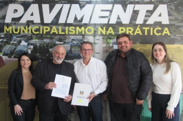 Novo Cabrais recebe 1,19 milhão para pavimentação urbana no Programa Pavimenta 3