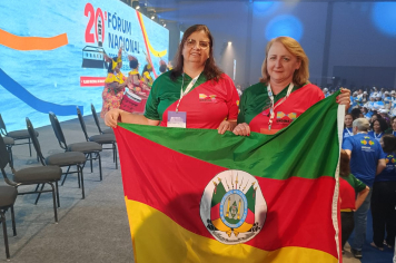 Secretária de Educação de Novo Cabrais representa o Estado no 20º Fórum Nacional da Undime