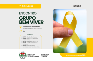Grupo Bem Viver promove série de encontros em julho