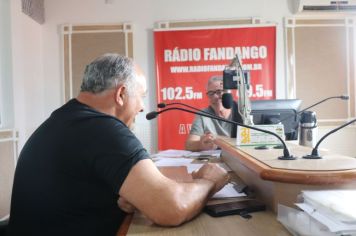Prefeito Leodegar Rodrigues concede entrevista à Rádio Fandango