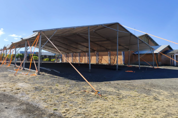 XIV Expocabrais começa a ganhar forma no centro do município 