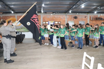 Proerd forma nova turma em Novo Cabrais e reforça compromisso dos estudantes com a prevenção às drogas