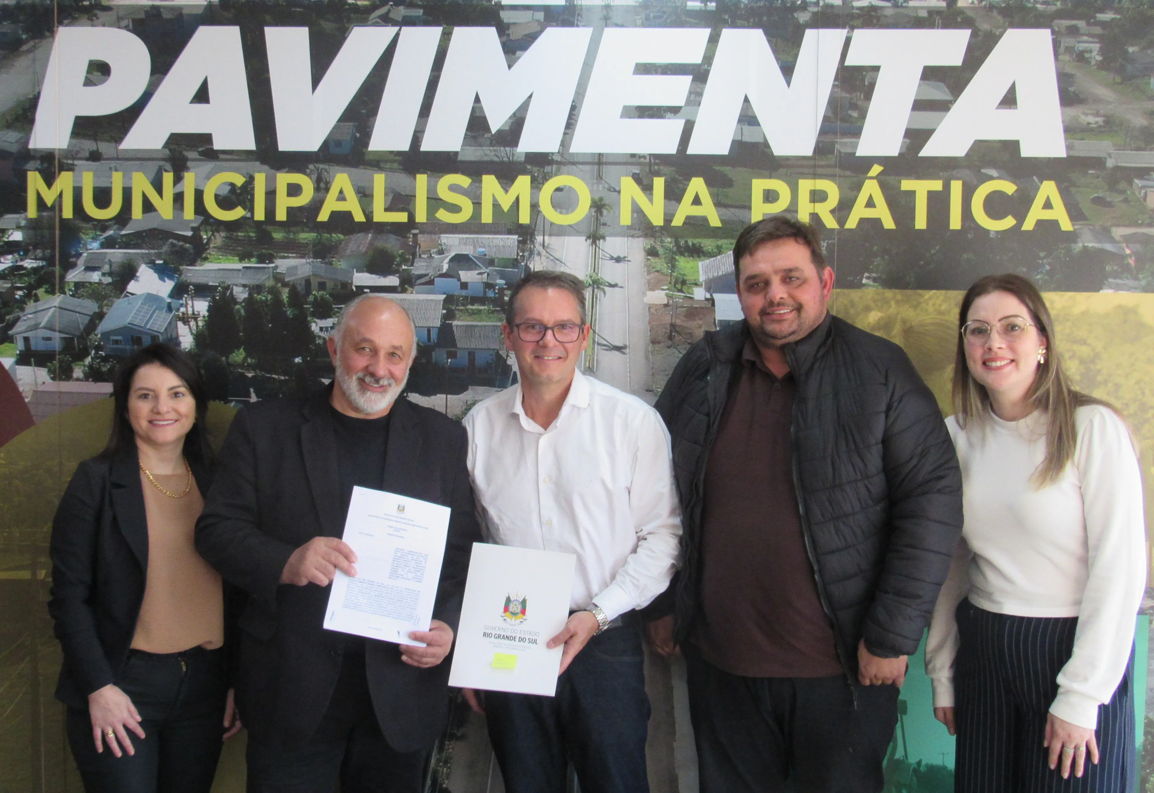 Novo Cabrais recebe 1,19 milhão para pavimentação urbana no Programa Pavimenta 3
